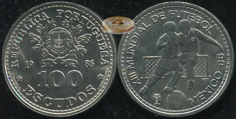 Португалия. 100 эскудо. 1986 (Unc)