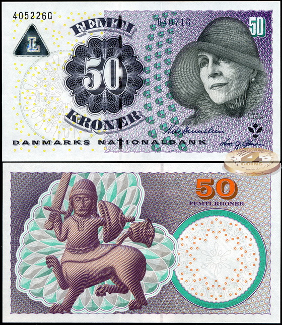 Дания. 50 крон (Unc) 2007