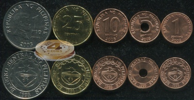 Филиппины. Набор №6 (5 монет) 1997-11