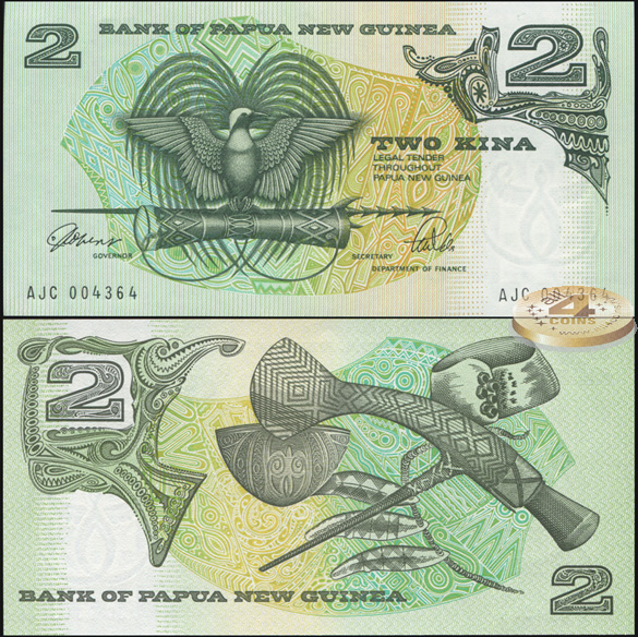Папуа Новая Гвинея. 2 кина (Unc) 1981
