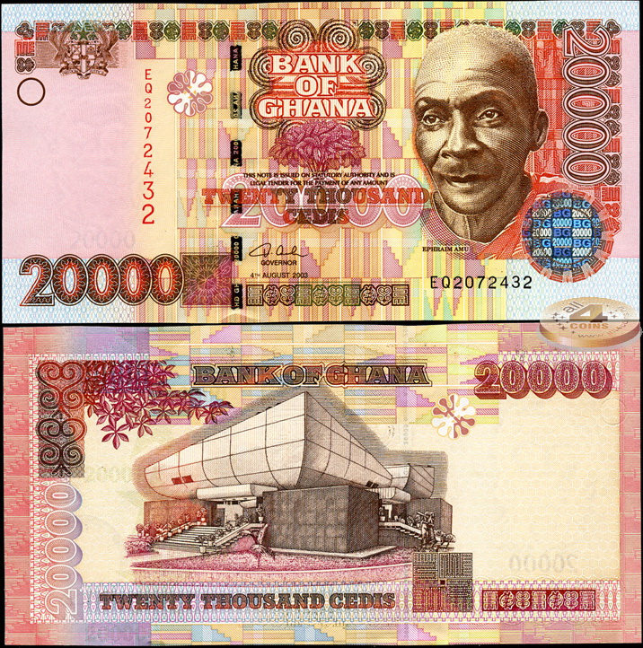 Гана. 20000 седи (Unc) 2003