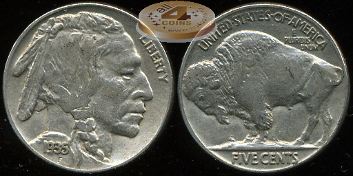 США. 5 центов. 1935 (aUnc)