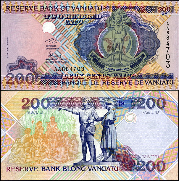 Вануату. 200 вату (Unc) 1995