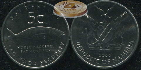 Намибия. 5 центов. 2000 (Unc)