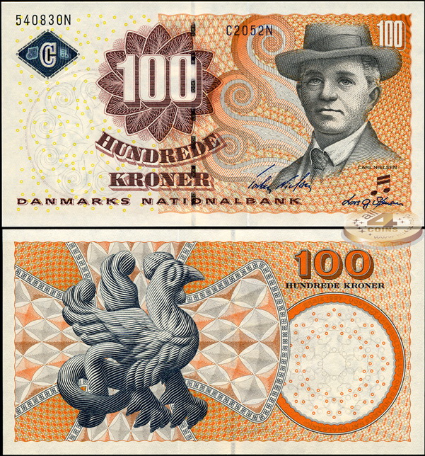 Дания. 100 крон (Unc) 2005