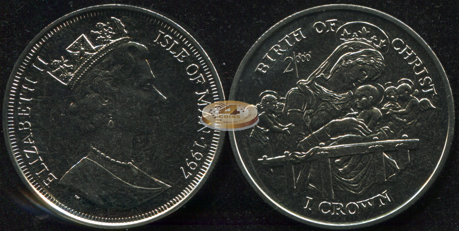 Остров Мэн. 1 крона. 1997 (Unc)