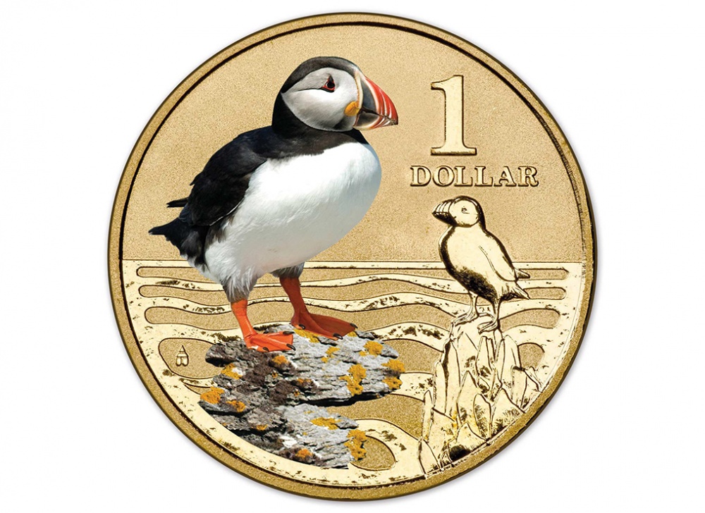 Австралия. 1 доллар. 2013 (Frosted Unc. Эмаль. Карточка)