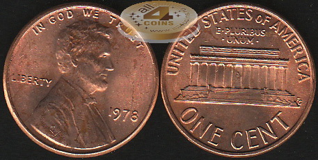 США. 1 цент. 1978 (Unc)