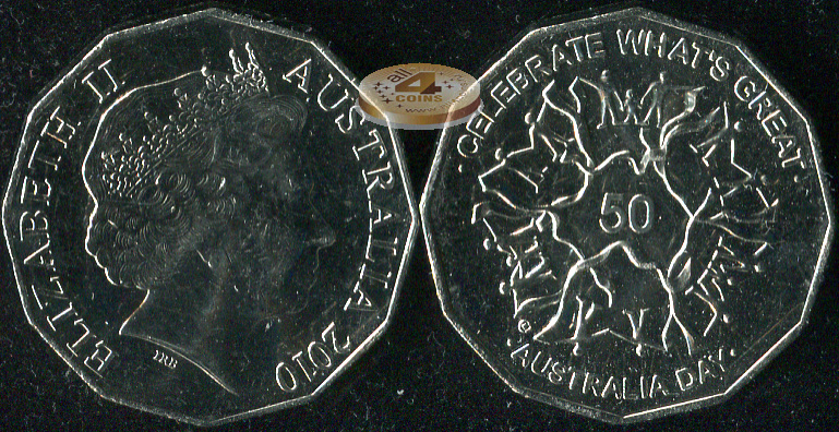 Австралия. 50 центов. 2010 (Unc)