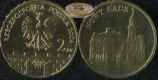 Польша. 2 злотых. 2006 (Unc)