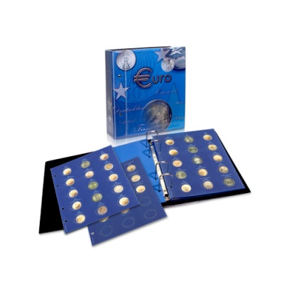 Альбом для монет Coin-Compact TopSet-2 Euro. В шубере. С 6 листами (Safe)