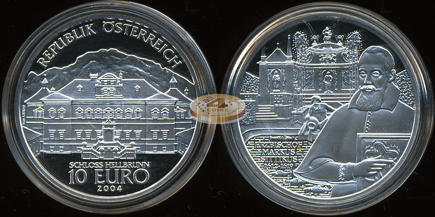 Австрия. 10 евро. 2004 (Proof. Серебро)
