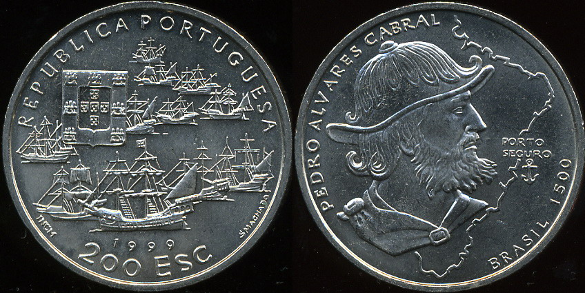 Португалия. 200 эскудо. 1999 (Unc)