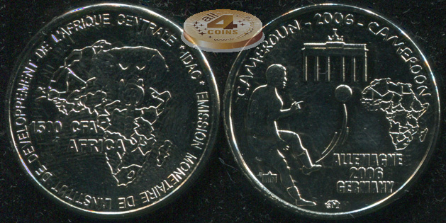 Камерун. 1 африка. 2006 (Unc)
