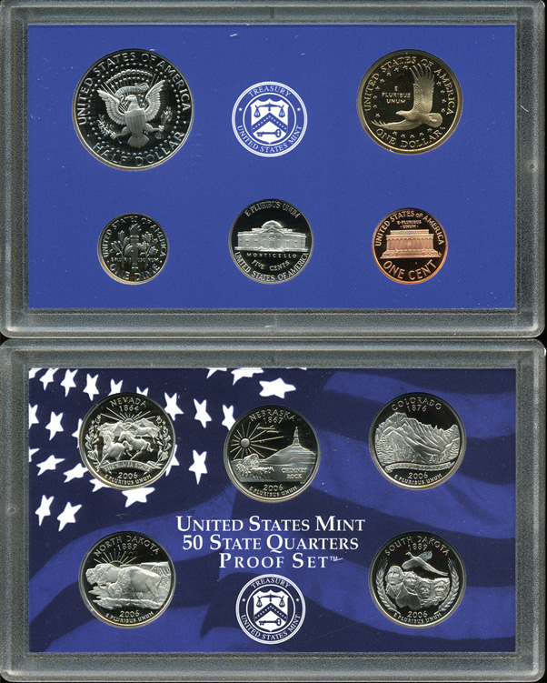 США. Официальный минт-сет. 2006 (Proof)