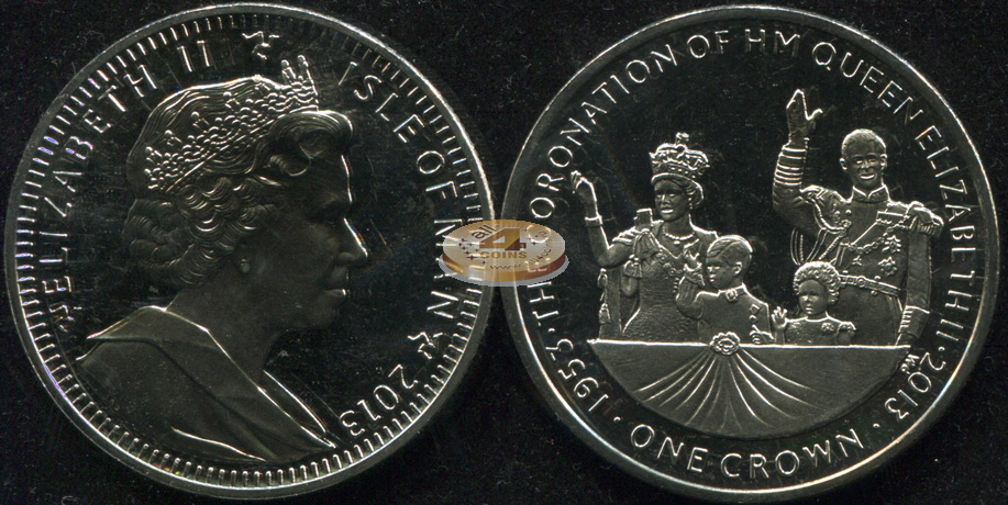 Остров Мэн. 1 крона. 2013 (Unc)
