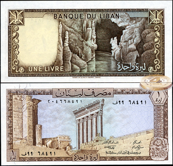 Ливан. 1 ливр (Unc) 1980