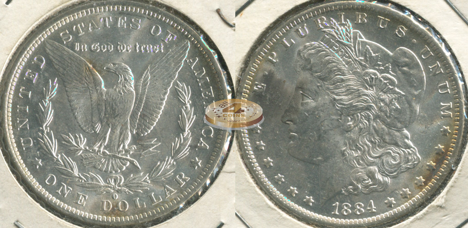 США. 1 доллар. 1884.O (Unc. Серебро)