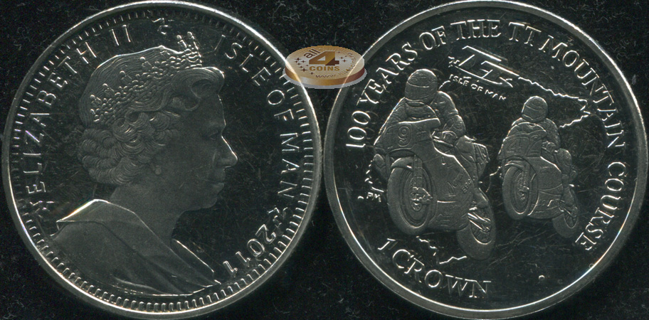 Остров Мэн. 1 крона. 2011 (Unc)
