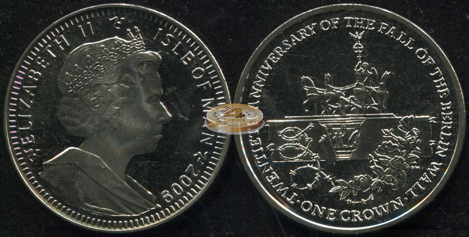 Остров Мэн. 1 крона. 2009 (Unc)