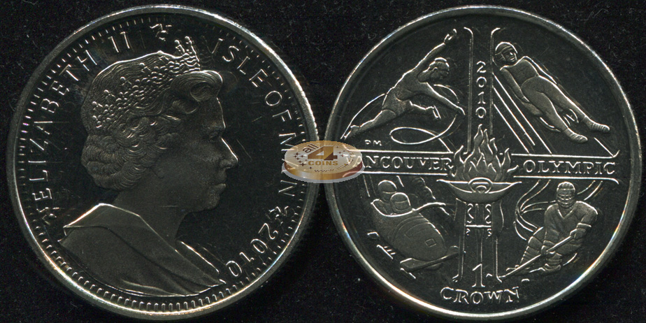 Остров Мэн. 1 крона. 2010 (Unc)