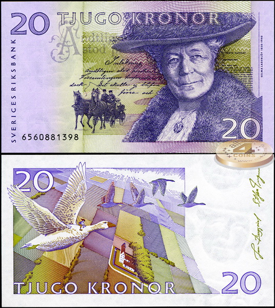 Швеция. 20 крон (Unc) 2006