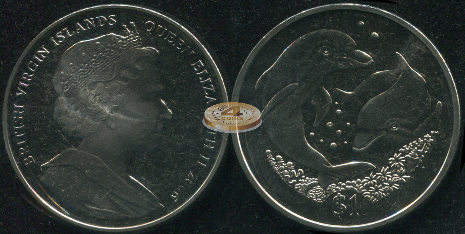 Британские Виргинские о-ва. 1 доллар. 2006 (Unc)
