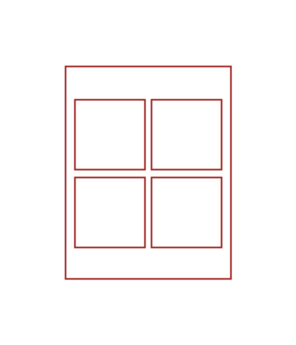Бокс увеличенной высоты d-box. 4 ячейки (Lindner)