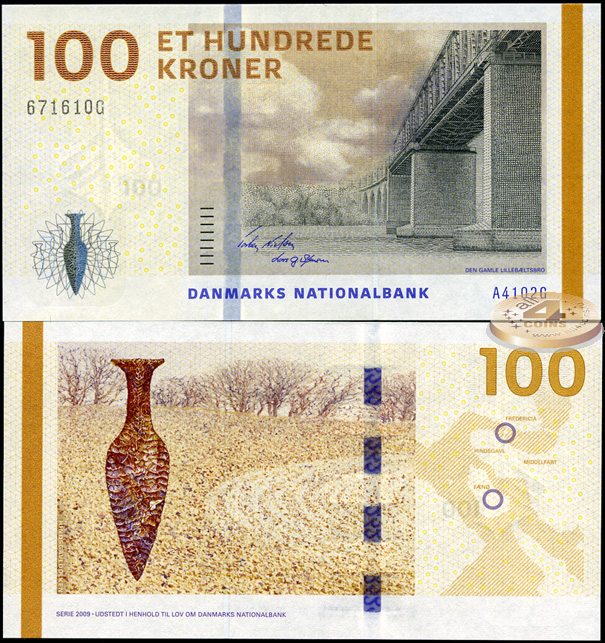 Дания. 100 крон (Unc) 2010