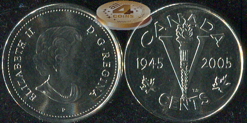 Канада. 5 центов. 2005 (Unc)