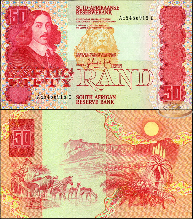 ЮАР. 50 рандов (Unc) 1984