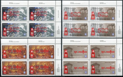 Папуа Новая Гвинея. 2017. 500 лет Реформации (Серия Квартблоков. MNH OG)