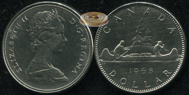 Канада. 1 доллар. 1968 (Unc)