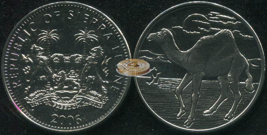 Сьерра Леоне. 1 доллар. 2006 (Unc)