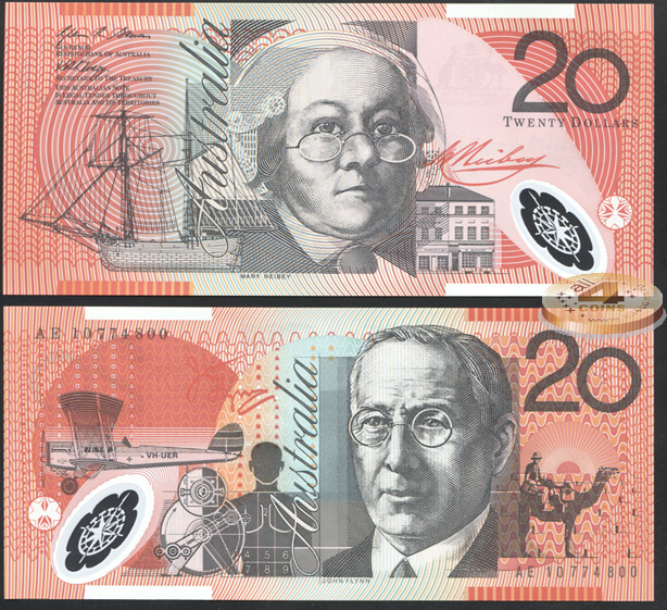 Австралия. 20 долларов (Unc. Пластик) 2010