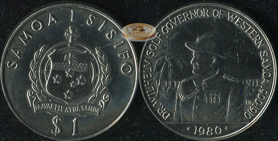 Самоа. 1 тала. 1980 (Unc)