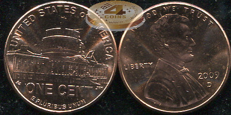 США. 1 цент. 2009.D (Unc)