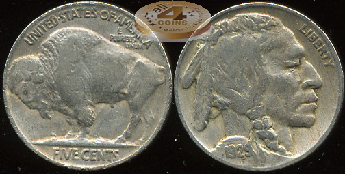 США. 5 центов. 1929 (VF)