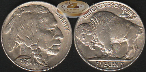 США. 5 центов. 1938.D (Unc)