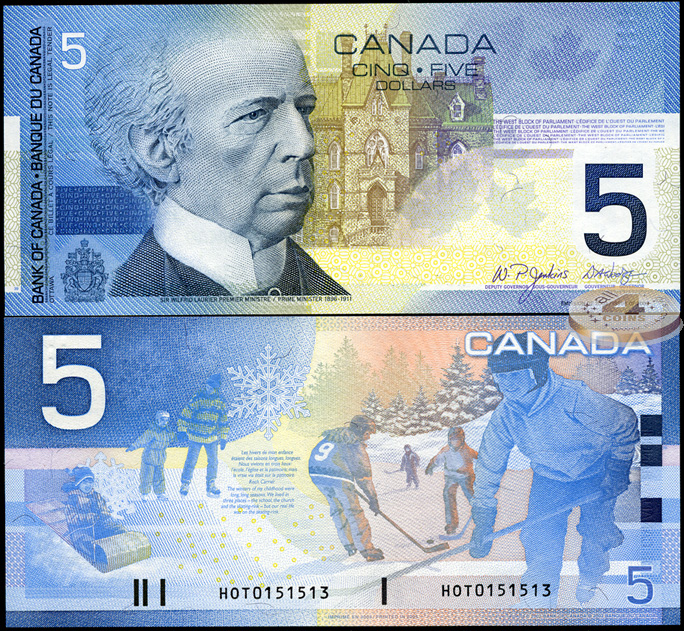 Канада. 5 долларов (Unc) 2005