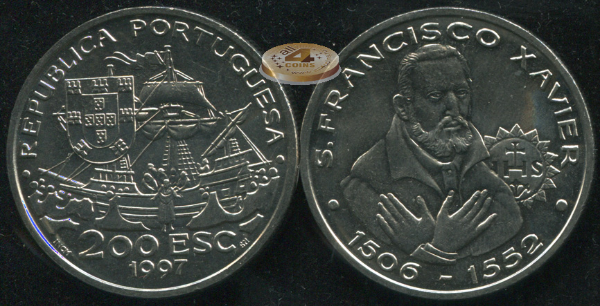 Португалия. 200 эскудо. 1997 (Unc)