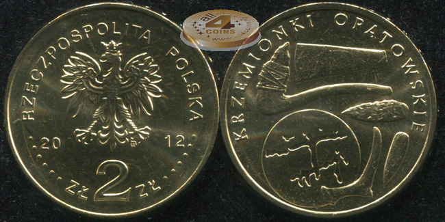 Польша. 2 злотых. 2012 (Unc) Кшеменки Опаковские