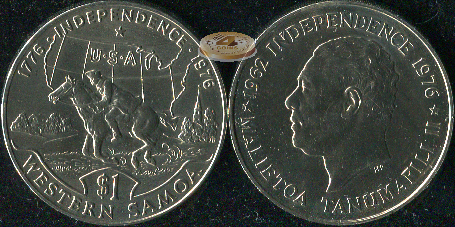 Самоа. 1 тала. 1976 (Unc)