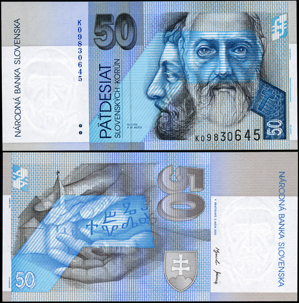 Словакия. 50 крон (Unc) 2002