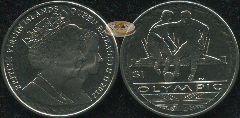 Британские Виргинские о-ва. 1 доллар. 2012 (Unc)