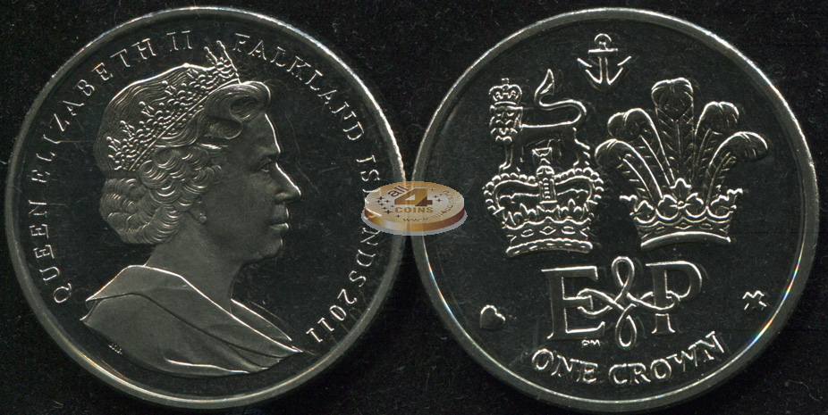 Фолклендские о-ва. 1 крона. 2011 (Unc)