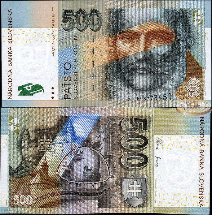 Словакия. 500 крон (Unc) 2006