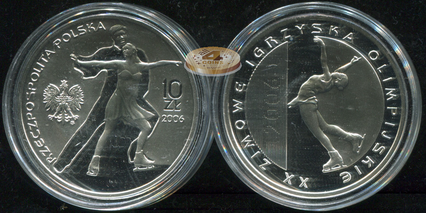 Польша. 10 злотых. 2006 (Proof. Серебро)