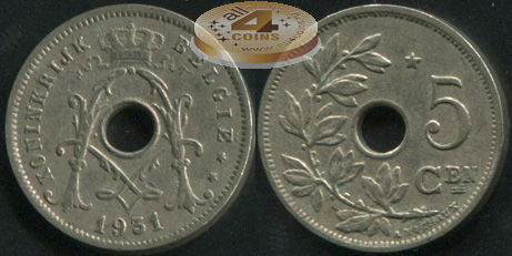 Бельгия. 5 центимов. 1931 (VF+)