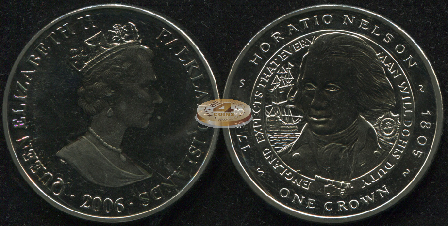 Фолклендские о-ва. 1 крона. 2006 (Unc)
